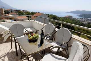 Апартаменты Villa LUX Rajovic Будва Апартаменты с 1 спальней и балконом с видом на море-6